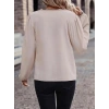 Kadın Uzun Kollu V Yakalı Aerobin Bluz