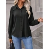 Kadın Uzun Kollu Yakalı önden Düğmeli Aerobin Gömlek
