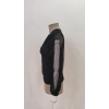 Kadın Uzun Yırtmaç Tül Detaylı Derin V Yakalı Sandy Bluz