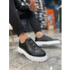 KB-703 Kuback Siyah Lastikli Günlük Erkek Ayakkabı