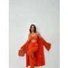 KRINKI BÜSTİYERPANTOONKİMONO TAKIM  Orange