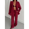 MODAL 4 DÜĞME ATARIZ CEKET  PANTOLON TAKIM  Bordo