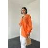 Oranj Tek Cepli Bedensiz Cruz Gömlek