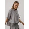 Yarım Kol Gömlek  Gri