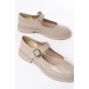 YSN-4444 Bej Rugan Günlük Bayan Ayakkabı