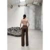 Yüksek Bel Straight Fit Palazzo Pantolon
