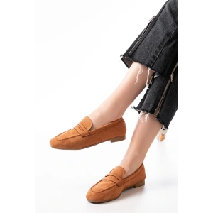 302 Taba Süet Günlük Kadın Babet