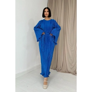 aks İspanyol Kol Piliseli Elbise