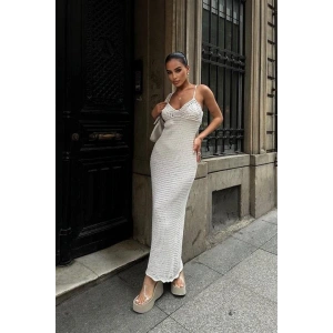 Artesmis Askılı Ajurlu Elbise 2773