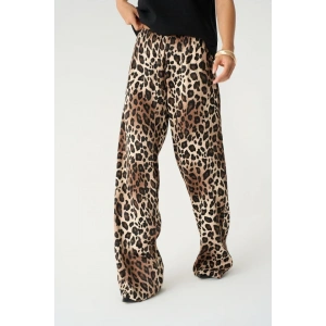 Lastikli Pantolon  Leopar
