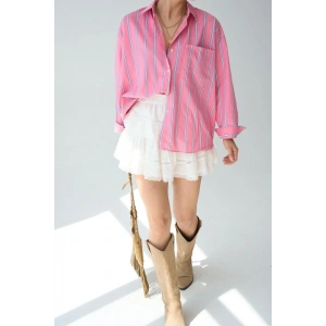 Cepli Gömlek  PembeMavi