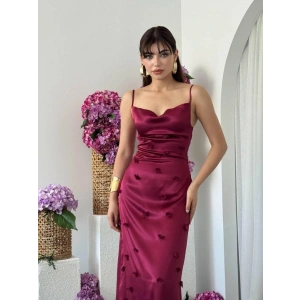 Dora Çiçek Detaylı Elbise