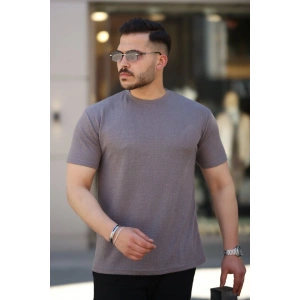 Erkek Ağaç Kabuğu Desenli Kısa Kollu Tshirt