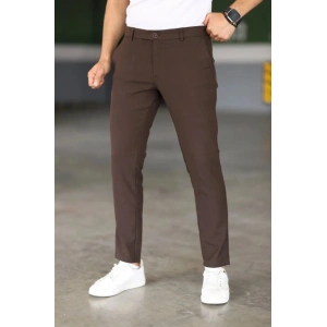 Erkek Düz Kesim Bilek Boy Kumaş Pantolon