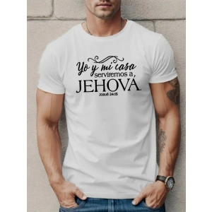 Erkek Jehova Baskılı Süprem Tshirt