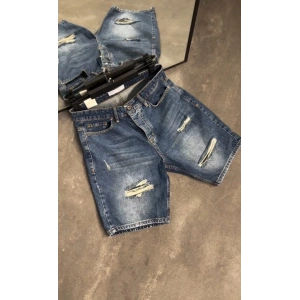 Erkek Yırtık Detaylı Kot Şort