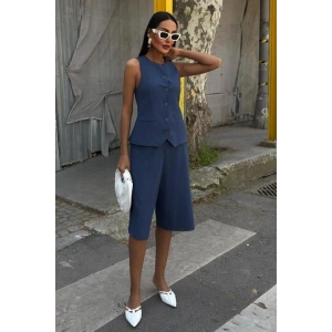 idi Şortlu Ve Yelekli Viscon Takım 10167