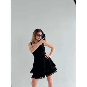 ini Askılı Elbise  iyah