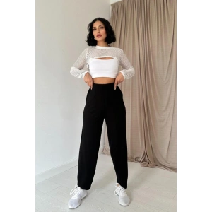 iyah Pensli astik Detaylı Pantolon