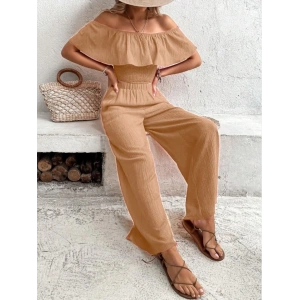 Kadın Aerobin Kumaş Fırfır Detaylı adonna Yaka Takım