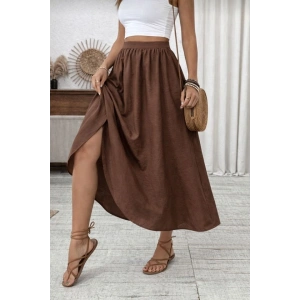 Kadın Beli astikli Paraşüt Kumaş Etek