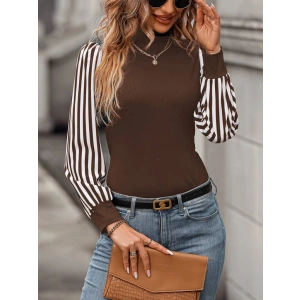 Kadın Uzun Kollu Balıkçı Yaka Bürümcük Bluz