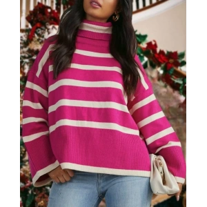 Kadın Uzun Kollu Balıkçı Yaka İspanyol Kol Triko Bluz