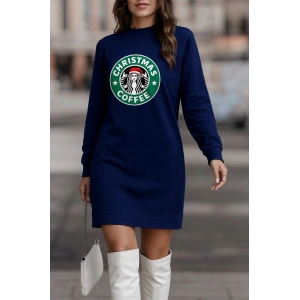 Kadın Uzun Kollu Bisiklet Yaka Viskon Iki Iplik Bluz