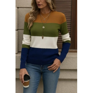 Kadın Uzun Kollu Yarı Balıkçı Yaka Triko Kazak