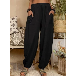 Kadın Yüksek Bel Cep Detaylı Pantolon