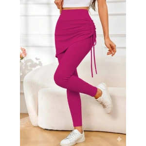 Kadın Yüksek Bel Yandan Büzgülü Alttan Uzun Kaşkorse Tayt Etek