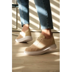 KB-M101 Kuback Bej Triko Bağcıklı Günlük Erkek Ayakkabı