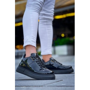 KB-X20 Kuback Kömür Rugan  Günlük Erkek Ayakkabı