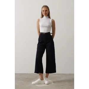 Kemer Pens Detaylı Pantolon  Lacivert