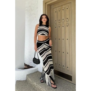 Lenny Püskül Detaylı Crop Takım 9863