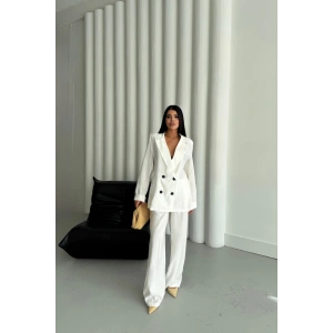 ODA 4 DÜĞE ATARIZ CEKET  PANTOON TAKI  Beyaz