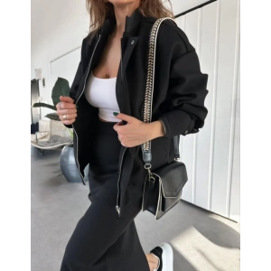 RYE evsim Kaşe Fermuarlı Ceket Etek Takım Kaşmir Ceket Etekli  İkili Takım Kaşe Bomber CeketEtek Takım