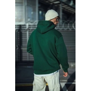 Üç İplik Penye Kapşonlu Basic weathirt  Haki