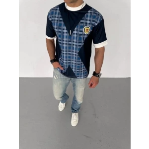 Unisex Bisiklet Yaka Baskılı Oversize Thirt  iyah