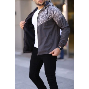 Unisex Kapüşonlu İçi Astarlı Yağmurluk  Kahve