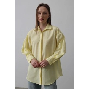 Uzun Kol Gömlek  Sarı