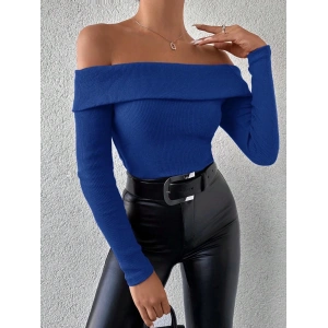 Uzun kol madonna yaka bluz Saks