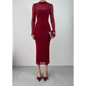 Vedo Çiçek Detaylı Elbise