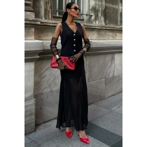 Yelek Ve Pilise Etekli Premium Takım 10096