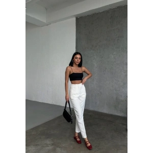 Yüksek Bel Pensli̇ Pantolon