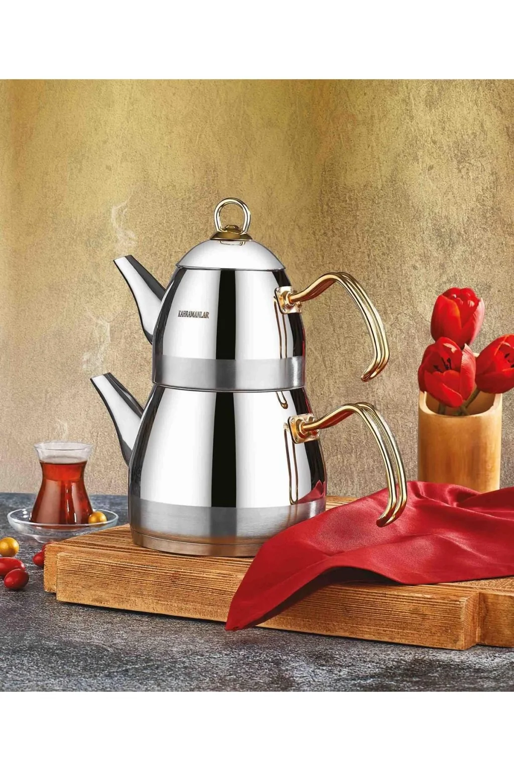 Roma Gold Line Premium Çaydanlık