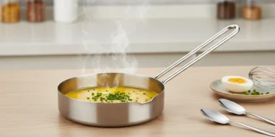 12 cm Paslanmaz Çelik Mini Yumurta ve Sos Tavası | Nishev