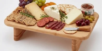 Mutfakta Estetik ve Konfor: Ayaklı Bambu Sunum Tahtası Rehberi | Nishev