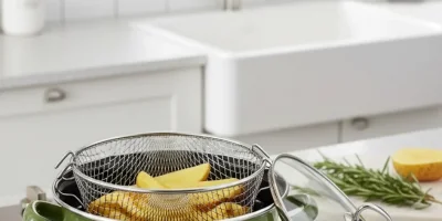 Betty Zeytin Yeşili Kızartma Tenceresi 22 cm | Nishev Blog