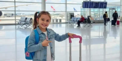 Karakterli Kız Çocuk Pembe Kabin Boy Valiz | Nishev